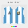 Arte Vetor Camisa Argentina Titular 1986 Arte Vetor Camisa Argentina Titular 1986