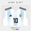 Arte Vetor Camisa Argentina Titular 2018 Arte Vetor Camisa Argentina Titular 2018