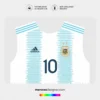 Arte Vetor Camisa Argentina Titular 2019 Arte Vetor Camisa Argentina Titular 2019