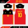 Arte Vetor Camisa Bélgica Titular 2016 Arte Vetor Camisa Bélgica Titular 2016