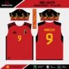 Arte Vetor Camisa Bélgica Titular 2020.2021 Arte Vetor Camisa Bélgica Titular 2020.2021