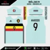 Arte Vetor Camisa Bélgica Reserva 2016