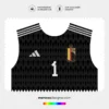 Arte Vetor Camisa Bélgica Goleiro 2022.2023 Arte Vetor Camisa Bélgica Goleiro 2022.2023