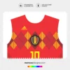 Arte Vetor Camisa Bélgica Titular 2018 Arte Vetor Camisa Bélgica Titular 2018
