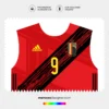 Arte Vetor Camisa Bélgica Titular 2020.2021 Arte Vetor Camisa Bélgica Titular 2020.2021