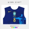 Arte Vetor Camisa Brasil Cristo Blue Arte Vetor Camisa Brasil Cristo Blue