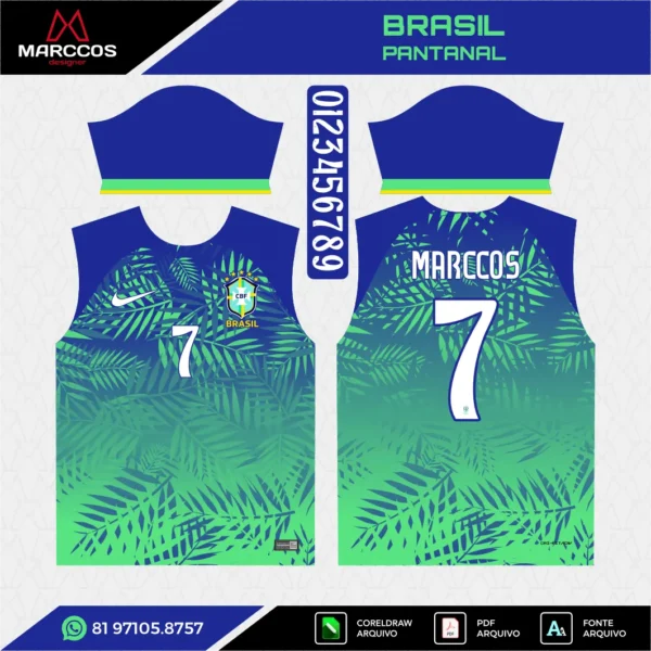 Arte Vetor Camisa Brasil Pantanal Arte Vetor Camisa Brasil Pantanal