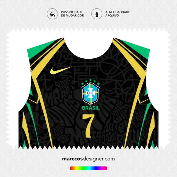 Arte Vetor Camisa Brasil States