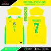 Arte Vetor Camisa Brasil Feminina Titular 2025.2026 Arte Vetor Camisa Brasil Feminina Titular 2025.2026