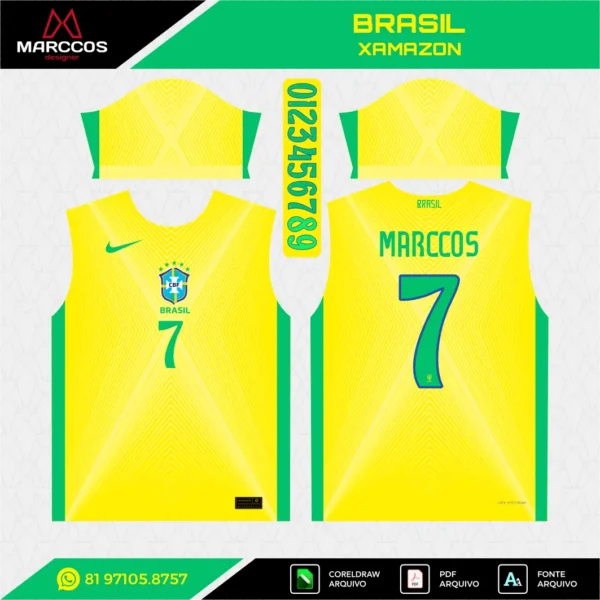 Arte Vetor Camisa Brasil Xamazon Arte Vetor Camisa Brasil Xamazon