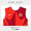 Arte Vetor Camisa Canadá Titular 2026.2027 Arte Vetor Camisa Canadá Titular 2026.2027