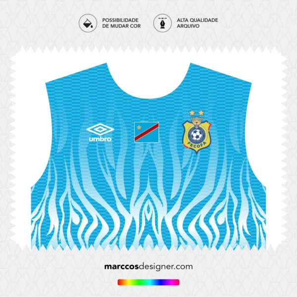 Arte Vetor Camisa Congo Titular 2025.2026
