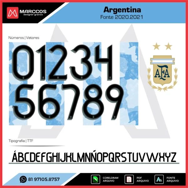Fonte Argentina 2020.2021 Fonte Argentina 2020.2021