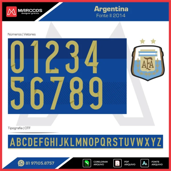 Fonte Argentina 2014 Fonte Argentina 2014