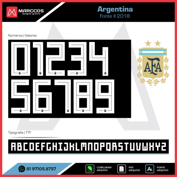 Fonte Argentina 2018 Fonte Argentina 2018