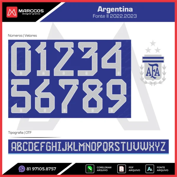 Fonte Argentina 2022.2023 Fonte Argentina 2022.2023