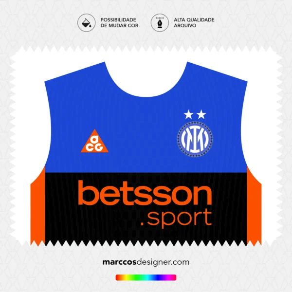 Arte Vetor Quarta Camisa Inter de Milan 2025.2026