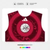 Arte Vetor Camisa Ajax Pré-Jogo 2026.2027 Arte Vetor Camisa Ajax Pré-Jogo 2026.2027