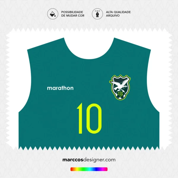 Arte Vetor Camisa Bolívia Titular 2026