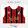 Arte Vetor Camisa Bournemouth Titular 2025.2026 Arte Vetor Camisa Bournemouth Titular 2025.2026
