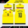 Arte Vetor Camisa Colômbia Titular 2015.2016 Arte Vetor Camisa Colômbia Titular 2015.2016
