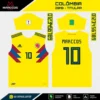 Arte Vetor Camisa Colômbia Titular 2018
