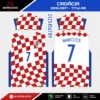 Arte Vetor Camisa Croácia Titular 2016.2017 Arte Vetor Camisa Croácia Titular 2016.2017