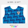 Arte Vetor Camisa Croácia Pré-Jogo 2018.2019 Arte Vetor Camisa Croácia Pré-Jogo 2018.2019
