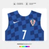 Arte Vetor Camisa Croácia Reserva 2016.2017 Arte Vetor Camisa Croácia Reserva 2016.2017