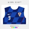 Arte Vetor Camisa Croácia Reserva 2024.2025 Arte Vetor Camisa Croácia Reserva 2024.2025