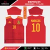 Arte Vetor Camisa Espanha Titular 2020.2021 Arte Vetor Camisa Espanha Titular 2020.2021