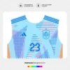 Arte Vetor Camisa Espanha Goleiro 2024.2025 Arte Vetor Camisa Espanha Goleiro 2024.2025