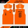 Arte Vetor Camisa Holanda Titular 2018.2019 Arte Vetor Camisa Holanda Titular 2018.2019