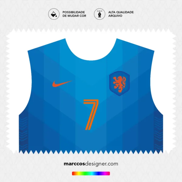 Arte Vetor Camisa Holanda Reserva 2014.2015
