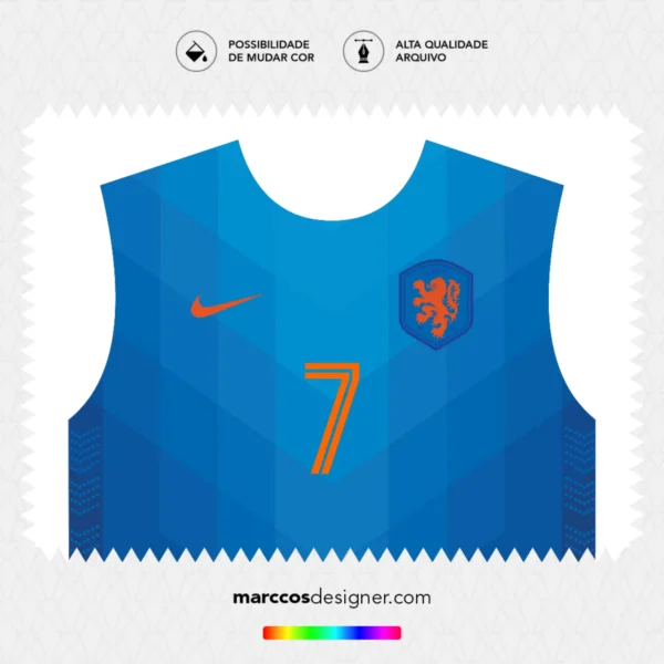 Arte Vetor Camisa Holanda Reserva 2014.2015
