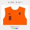 Arte Vetor Camisa Holanda Titular 2018.2019 Arte Vetor Camisa Holanda Titular 2018.2019