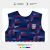 Arte Camisa Inglaterra Pré-Jogo 2024.2025 Arte Camisa Inglaterra Pré-Jogo 2024.2025
