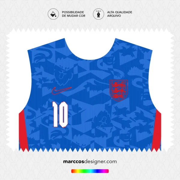 Arte Vetor Camisa Inglaterra Reserva 2020.2021