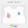 Arte Vetor Camisa Inglaterra Titular 2018.2019 Arte Vetor Camisa Inglaterra Titular 2018.2019