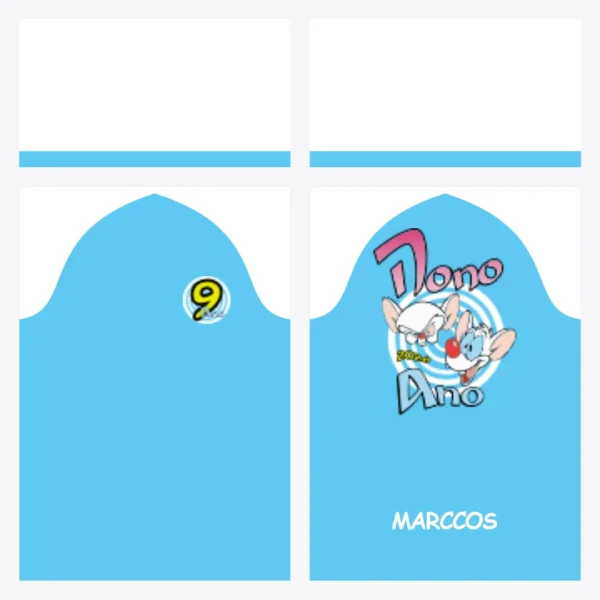 Arte Vetor Camisa Nono Ano Pinky e o Cérebro – MD082