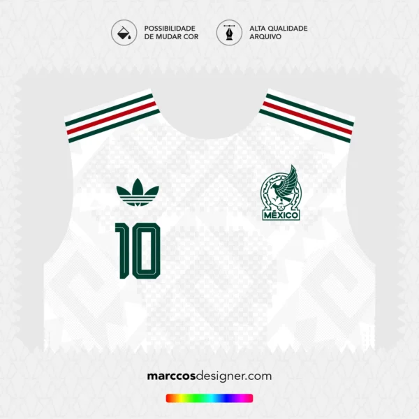 Arte Vetor Camisa México Reserva 2026.2027