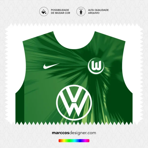 Arte Camisa Wolfsburg Titular 2025.2026