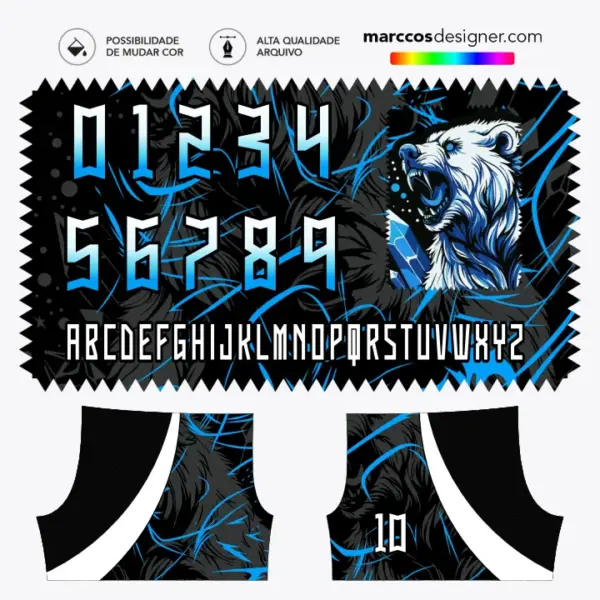 Arte Camisa Interclasse Urso Glacial - 0390