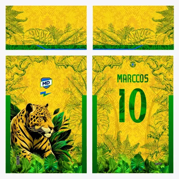 Arte Camisa Interclasse Onça Brasa - 0391