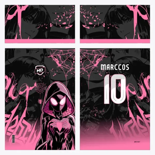 Arte Camisa Interclasse Mulher Aranha - 0394