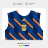 Arte Vetor Camisa Espanha Pré-Jogo 2026.2027 Arte Vetor Camisa Espanha Pré-Jogo 2026.2027