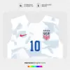 Arte Vetor Camisa Estados Unidos Feminina Titular 2025.2026