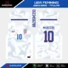 Arte Vetor Camisa Estados Unidos Feminina Titular 2025.2026