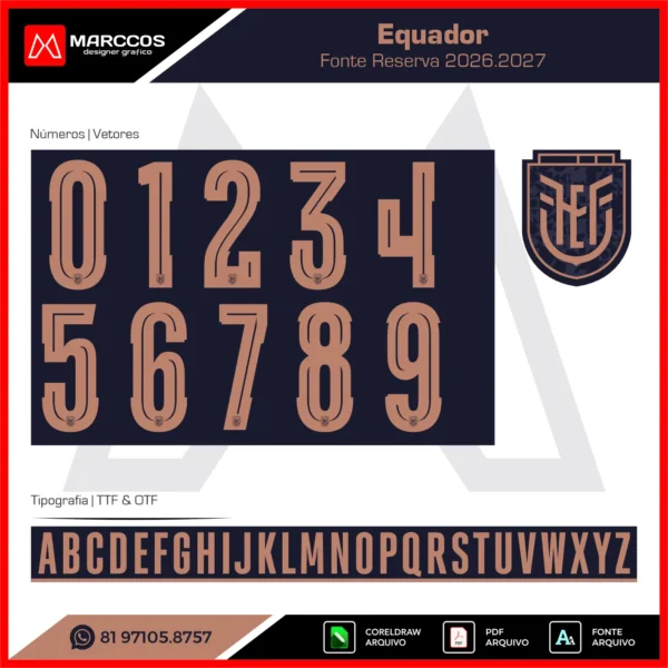 Fonte Equador 2026.2027 Fonte Equador 2026.2027