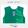 Arte Vetor Camisa Itália Pré-Jogo 2024.2025 Arte Vetor Camisa Itália Pré-Jogo 2024.2025